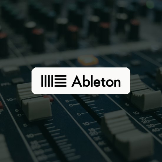 Ableton Live mixer ve fader görünümü