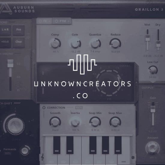 Graillon v3.0 plugin DAW arayüzü